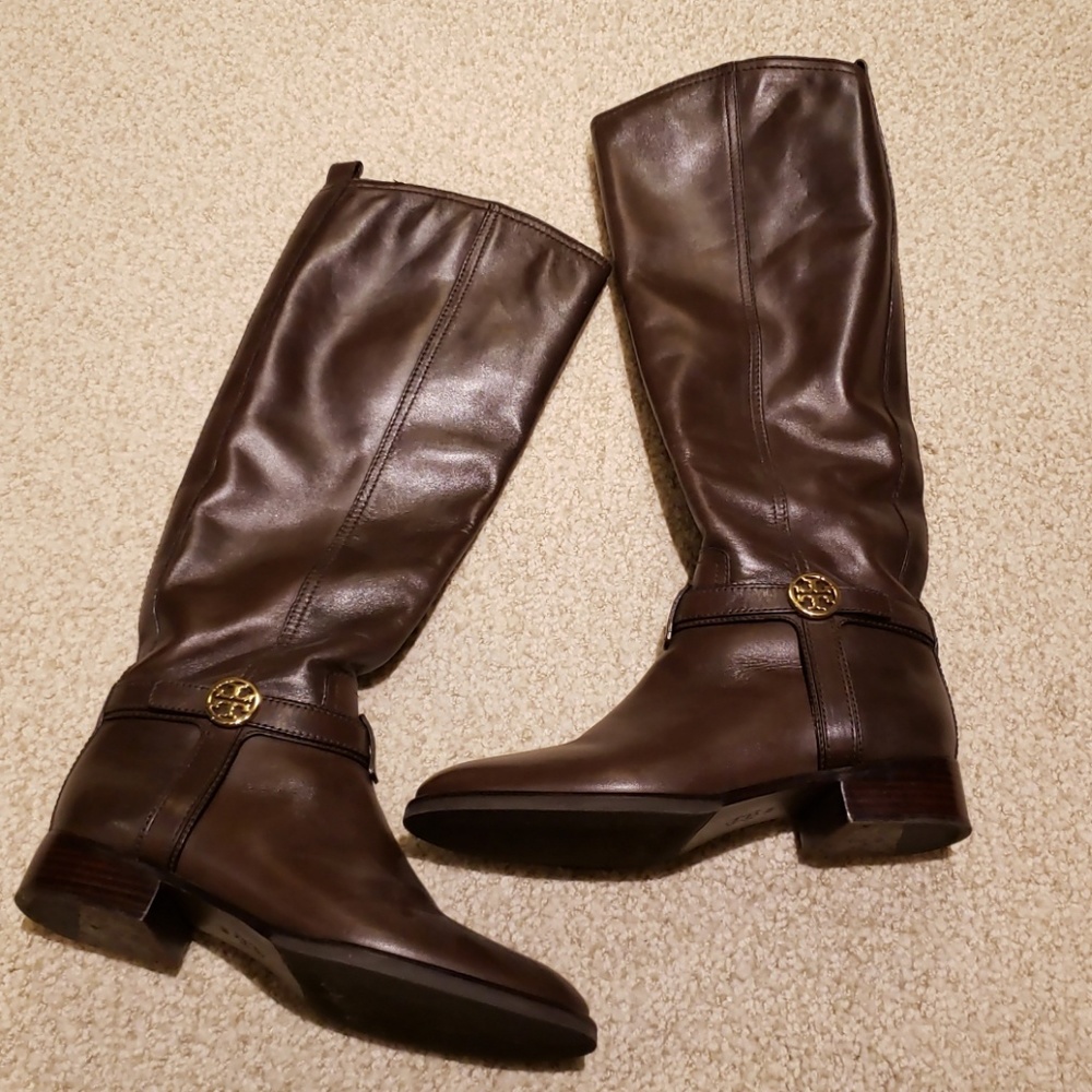 Tory Burch leather riding boots size 7